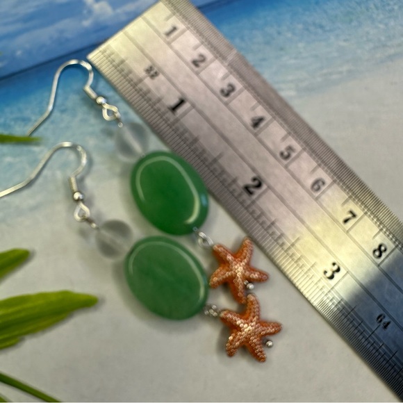 3/$20 Starfish and Frosted Glass Earrings - Pick Your Fave! - Picture 7 of 13